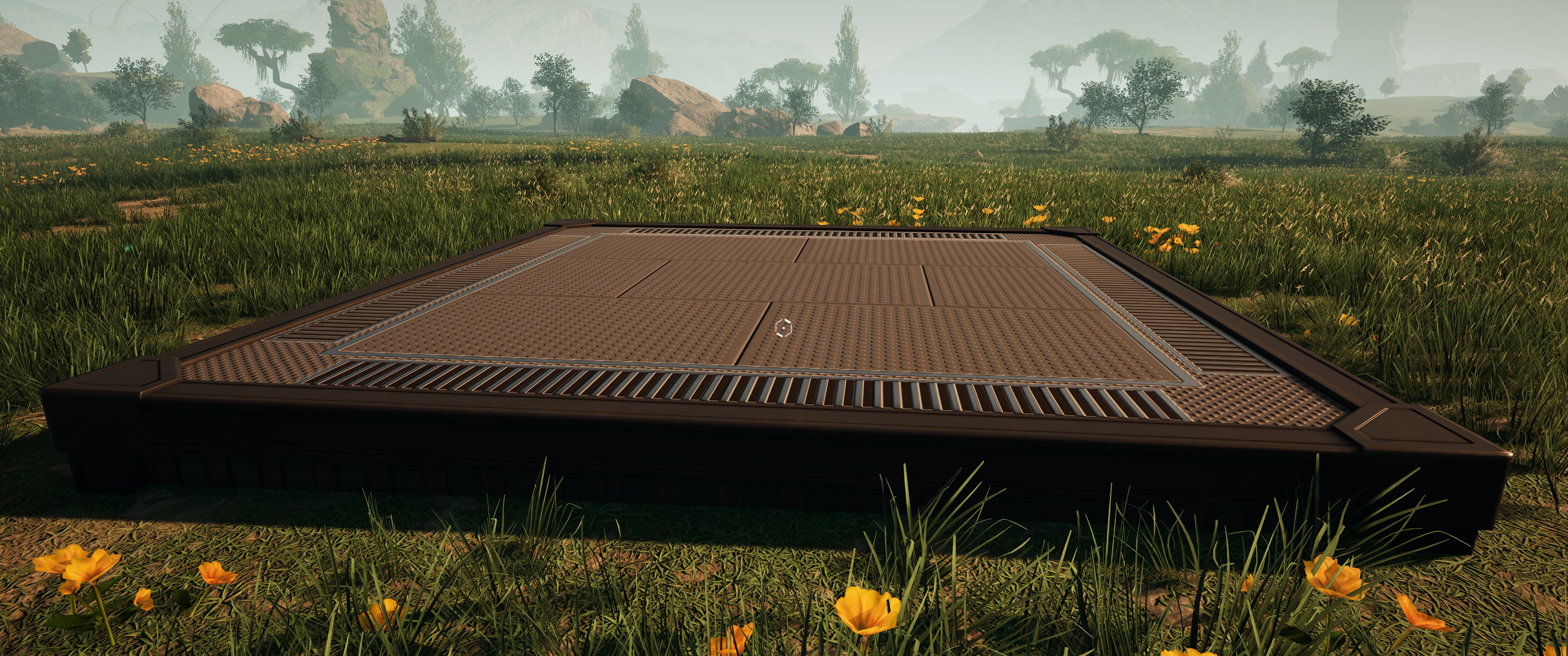 Grass hidden after installing No Grass Under Buildings